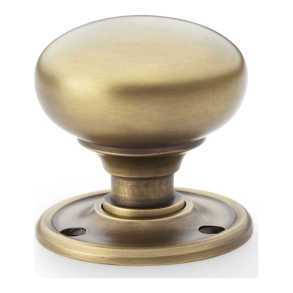 AW300-41-AB • 41mm • Antique Brass • Alexander & Wilks Kershaw Mortice Knobs